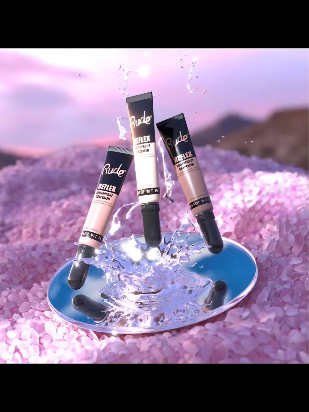 Rude Reflex Waterproof Concealer 03 Ivory NIB Full Coverage Vegan Clean Beauty